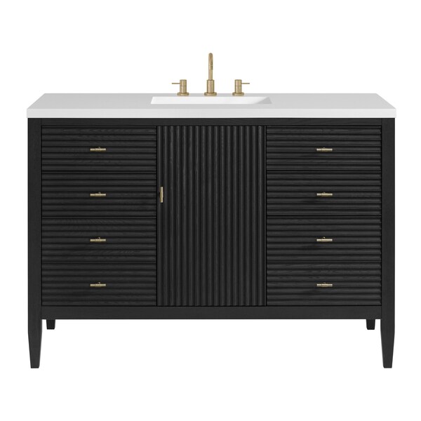 James Martin Vanities 48'' Vanity, Carbon Oak 485-V48-M-CBO - main